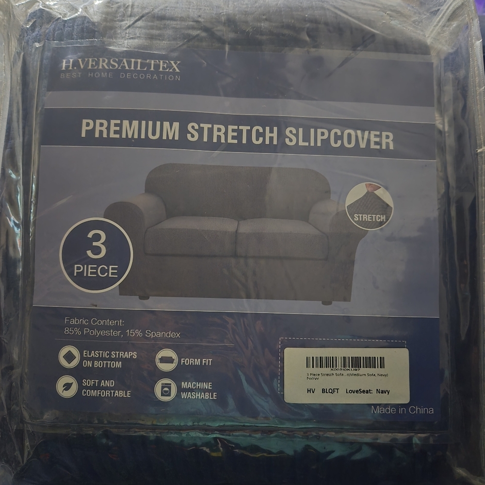 NEW in Package H.Versailtex Premium Stretch Sofa Cover - LOVESEAT